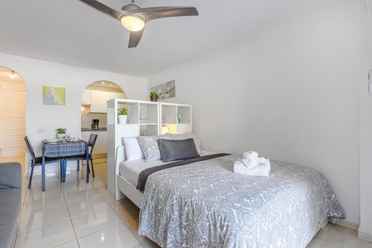 Fantastic Large Studio In Front Of Beach Heated Pool Wifi Arona  Extérieur photo
