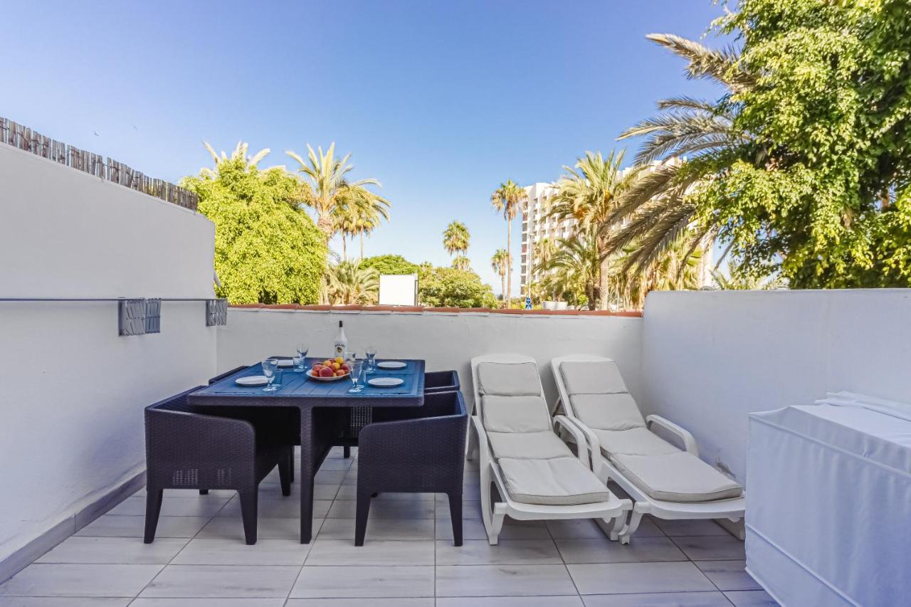 Fantastic Large Studio In Front Of Beach Heated Pool Wifi Arona  Extérieur photo