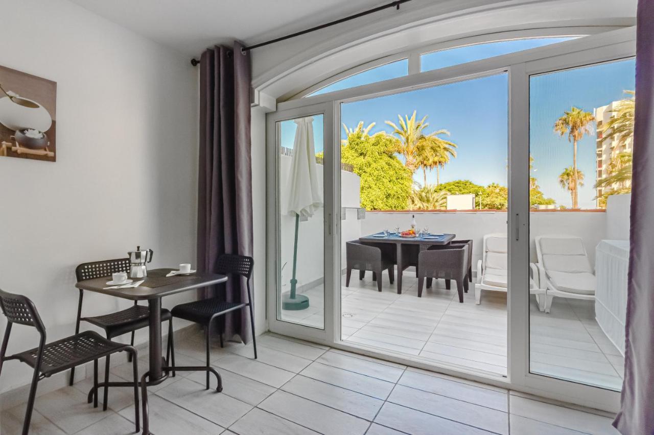 Fantastic Large Studio In Front Of Beach Heated Pool Wifi Arona  Extérieur photo